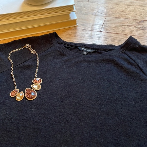 Banana Republic Black Sweater Bell Sleeve - Picture 3 of 10